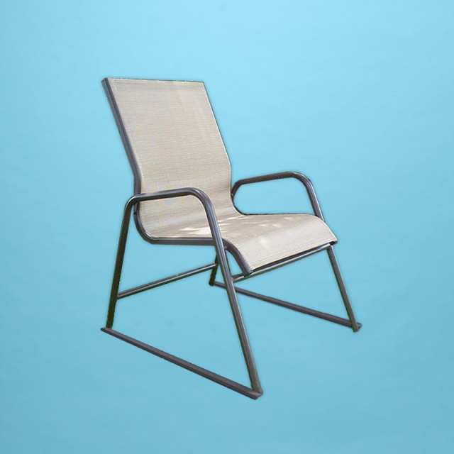 Classic sling chair with beach glides