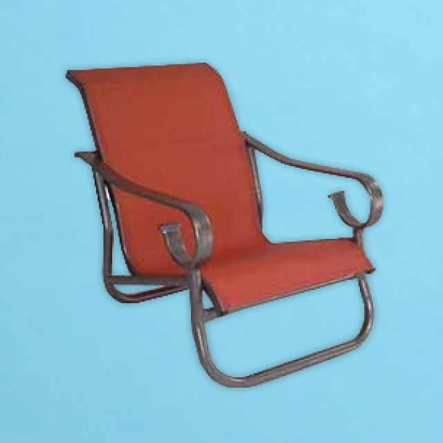 S-40 Sierra Line sling sand chair with arms