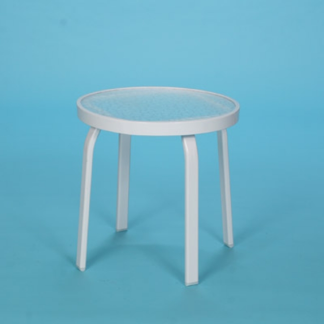 18" Commercial Grade round acrylic top table no hole