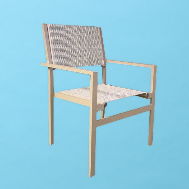 D Line sling Chair, 3/4" x 1 1/2" extrusion