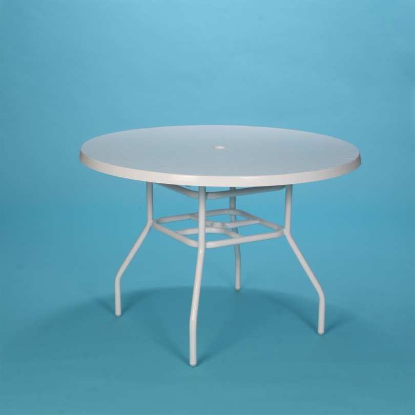 48" Commercial Grade round fiberglass top table