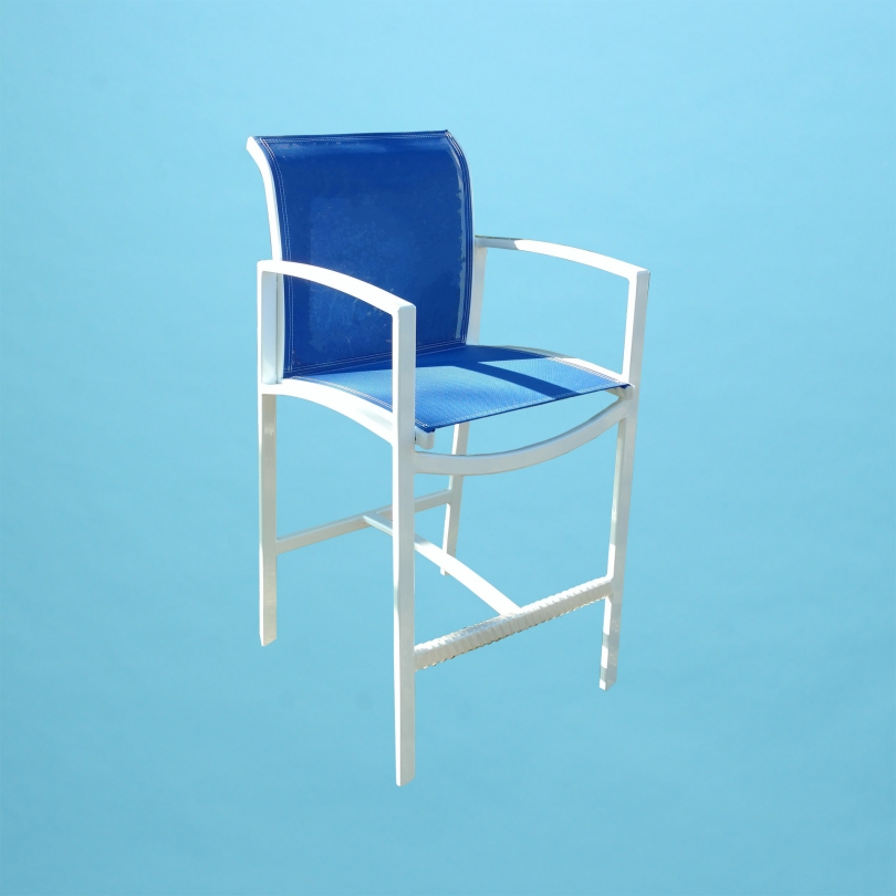 MC-75 commercial grade armless sling bar stool